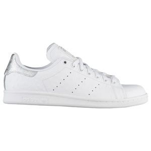 adidas stan smith white metallic silver